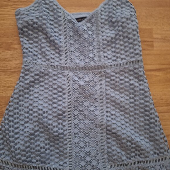 ABERCROMBIE Baby blue mini skater style dress - Picture 2 of 6